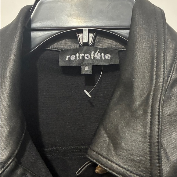 RETROFETE LEMA COATED DENIM DRESS size S - Picture 10 of 11